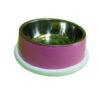 Růžová miska pro psy – 14,5×5 cm