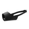Černý látkový náhubek pro psy – obvod 14 cm